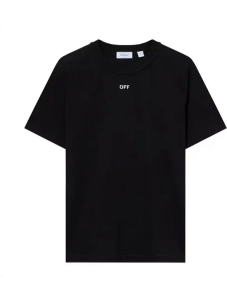 OFF WHITE INDUSTRIAL HALF ARROW REGULAR S/S T-SHIRT ΜΠΛΟΥΖΑ 44MAA16MF26J002001-BLACK
