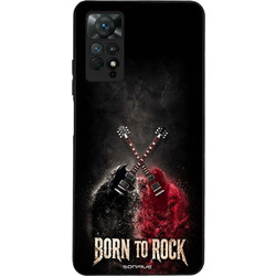 Sonique Men's Edition Back Cover με Σχέδιο «Born to Rock» (Xiaomi Redmi Note 11 Pro 4G/5G / Redmi Note 12 Pro 4G)