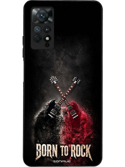 Sonique Men's Edition Back Cover με Σχέδιο «Born to Rock» (Xiaomi Redmi Note 11 Pro 4G/5G / Redmi Note 12 Pro 4G)