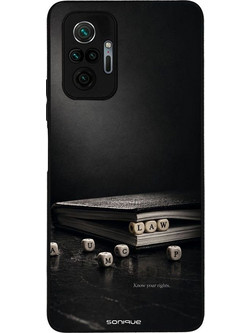 Sonique Men's Edition Back Cover με Σχέδιο «Law» (Xiaomi Redmi Note 10 Pro)