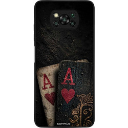 Sonique Men's Edition Θήκη με Σχέδιο «Άσος» (Xiaomi Poco X3 NFC / Poco X3 Pro)