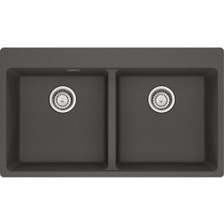 Franke Centro 620-39-39 Ένθετος Νεροχύτης Inox Slate Grey 86x50cm