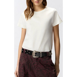 PINKO BUSSOLOTTO T-SHIRT JERSEY PATC 100355A339-Z05 White