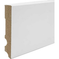 Σοβατεπί mdf λευκό ανθυγρό Πάρος 80x15x2400mm 6185-204435 - 6185-204435