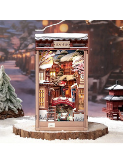 Cutebee Kyoto Snow Whisper 3D Book Nook DIY 286 Κομμάτια 22cm