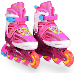 Byox Trina Inline Αυξομειούμενα Rollers Παιδικά Ροζ