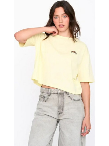 24COLOURS T-Shirt Γυναικεία Κοντομάνικη Μπλούζα Cotton Relaxed Fit - White 12530a