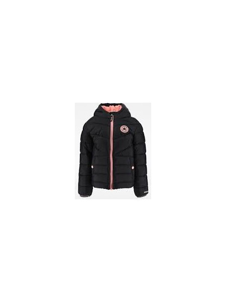 Converse Παιδικό Μπουφάν Χειμωνιάτικο Puffer Μαύρο 4CC926-023