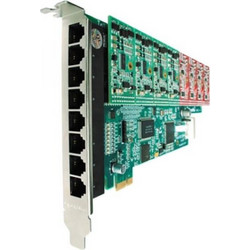 OPENVOX A800E11 8 PORT ANALOG PCI-E CARD + 1 FXS + 1 FXO MODULES