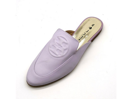 Dolce Λιλά Δερμάτινα Mules Μωβ