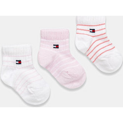 Κάλτσες 3τμχ 701238521 Tommy Hilfiger Ροζ Ροζ