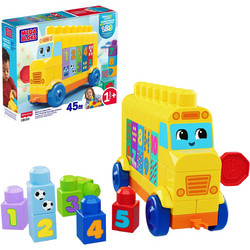 Mega Bloks(R) Τουβλάκια First Builders: Build + Learn - Build + Count Bus 18m+ (JKG34)