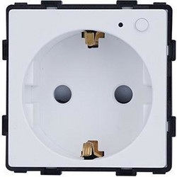 485926 SMART WIFI ΠΡΙΖΑ ΣΟΥΚΟ 16Α ΑΣΠΡΟ ΧΡΩΜΑ ΜΕ ΕΝΔΕΙΞΗ ΛΕΙΤΟΥΡΓΙΑΣ ΜΠΟΥΤΟΝ ON/OFF ΚΑΙ ΜΕΤΡΗΤΗ ΡΕΥΜΑΤΟΣ