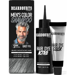 Beardburys Semi-permanent Γκρι Ανδρικό Χρωμοσαμπουάν 75ml