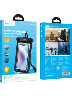 Hoco Θήκη Αδιάβροχη Double Lock IP68 για Συσκευές εως 7.2'' Διαστάσεις 21.8cm x 11.5cm - (BAG30)