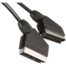 Powertech POWERTECH καλώδιο Scart 21pin σε Scart 21pin CAB-S003, 3m, μαύρο