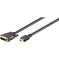 GOOBAY GOOBAY καλώδιο DVI-D σε HDMI 51581, 3m, μαύρο