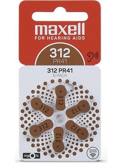 Maxell 312 6τμχ