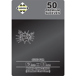 Kaissa Pokemon Card Sleeves Standard Size 50τμχ Black