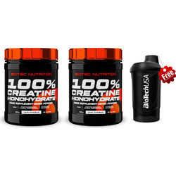 Scitec Nutrition 100% Creatine Monohydrate Micronized 2x300gr
