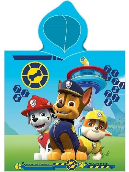 Πόντσο Quick Dry Microfiber 50x100εκ. Nickelodeon Paw Patrol 203 Sky Blue Dimcol - DimCol - 54463144045