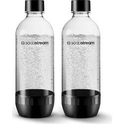 Sodastream Classic Bottle 1Lt Black Σετ 2 Φιαλών