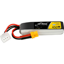 Tattu 2s 450mAh 95C 7.6V HV Lipo Battery with XT30 Long-pack