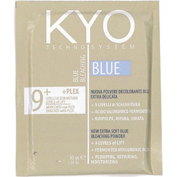 KYO Techno System BLUE BLEACHING POWDER 9+ Εμπλουτισμένη με PLEX 30gr