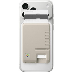 Universal Θήκη Spigen Classic LS MagFit Σκληρό MagSafe Πορτοφόλι για Κάρτες - Stone (AFA10949)