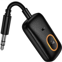 Bluetooth Audio Transmitter and Receiver Hoco E151 Graceful v5.4 150mAh με Κονέκτορα AUX 3.5mm και Μικρόφωνο Μαύρο