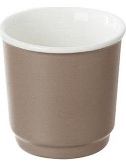 Κούπα espresso πορσ.taupe 9cl - Plastona