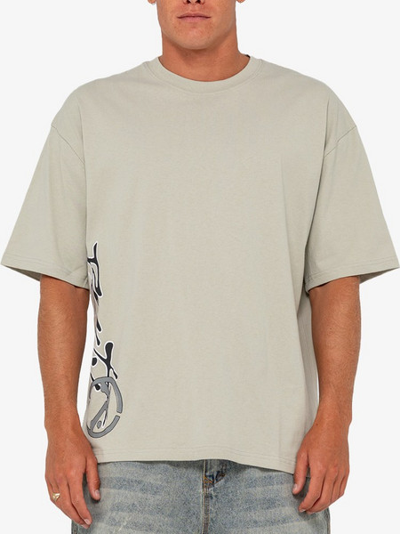 RUSTY Men Spraya Short Sleeve Tee - ABBY STONE - TTM3010-ABS