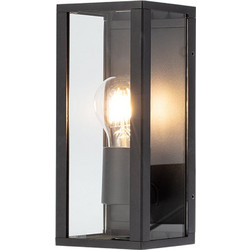 Επιτοίχιο Φωτιστικό 123LED Seattle 1x E27 IP44 Black