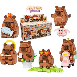 KAWAII BOX - Happy Capybara - Construction Kit (6pcs) 405 to 615pcs