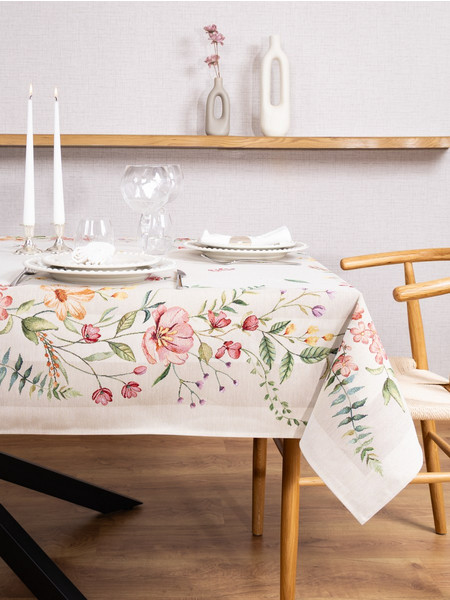 Τραβέρσα Florise Beige (Gobelin/Στόφα) Gobelin/Στόφα, 60% polyester, 24% cotton,16% acrylic 45x140 Liolios Home