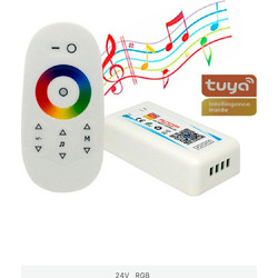 5V-24V DC Tuya APP Smart WiFi 2.4G RF Wireless RGB Remote LED Controller for RGB LED Strips 12V 144w /24V 288w