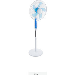 GloboStar Solar Fan 85355 Ανεμιστήρας Δαπέδου Ορθοστάτης 25W