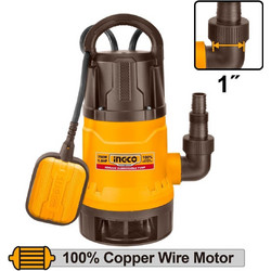 Ingco SPD7508 Υποβρύχια Αντλία Λυμάτων / Ακαθάρτων με Φλοτέρ Ηλεκτρική 750W 1hp