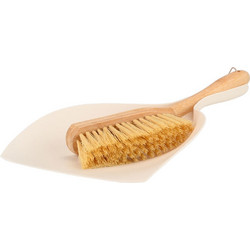 Estia ESTIA ΣΚΟΥΠΑ ΜΕ ΦΑΡΑΣΙ ΧΕΙΡΟΣ BAMBOO ESSENTIALS IVORY 36x23x8cm