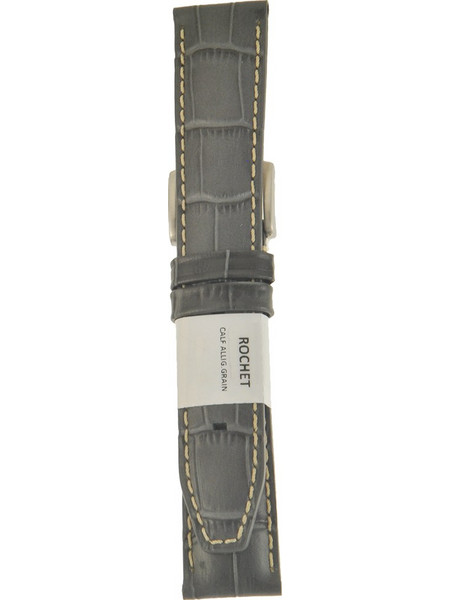 ROCHET ZRC Γκρι Δερμάτινο Λουράκι 20mm 5590700