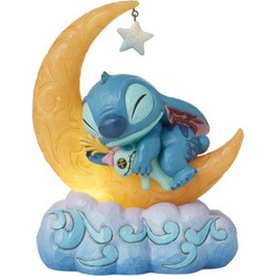 Sweet Dreams (Stitch & Scrump on Light Up Moon Figurine) 19,5 cm