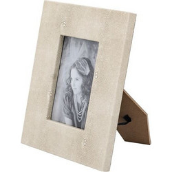 Artekko Lisa MDF Κορνίζα με Γκρι Τεχνόδερμα για Φωτογραφία 3.5x5.5" (19x2x24)cm