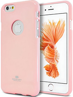 Goospery iPhone 6 Plus / 6s Plus iJelly Θήκη Σιλικόνης - Pink