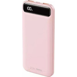 Remax RPP-520 Power Bank 10000mAh 22.5W με 2 Θύρες USB-A Power Delivery Pink