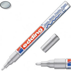 Edding 751 Ανεξίτηλος Μαρκαδόρος Ασημί 2mm 4-751054
