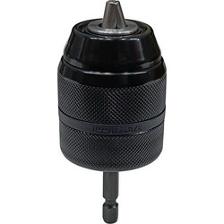 Τσοκ αυτόματο μεταλλικό καστάνιας 0,8 έως 10 mm, 3/8 - 24 UNF & αξονάκι 1/4, SKS TOOLS 40010008A