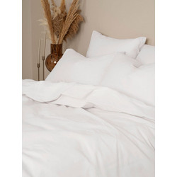 Sunshine Home Σετ Σεντόνια King Size Βαμβακερά 260x270 Feelings 100 White