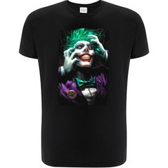 DCComics(R) Green Joker Adult T-Shirt-Black (S)