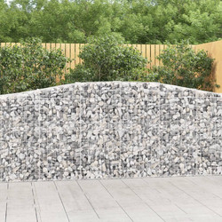 vidaXL Συρματοκιβώτια Τοξωτά 25 τεμ. 400x50x100/120 εκ. Γαλβαν. Ατσάλι