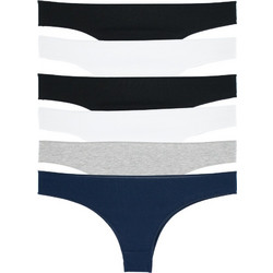 6 PACK βαμβακερά Brazilian slip με απαλές ραφές multicolour